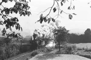 飾って楽しむ鉄道写真（去りゆく蒸気機関車：後藤寺線 ） NO.63840455「２９６９２他」