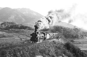 飾って楽しむ鉄道写真（去りゆく蒸気機関車：日田彦山線 ） NO.63440016