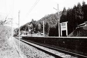 飾って楽しむ鉄道写真（昭和の駅in九州：日豊本線 北川） NO.58330001