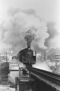 飾って楽しむ鉄道写真（去りゆく蒸気機関車：紀勢本線 ） NO.63700018「C57110」