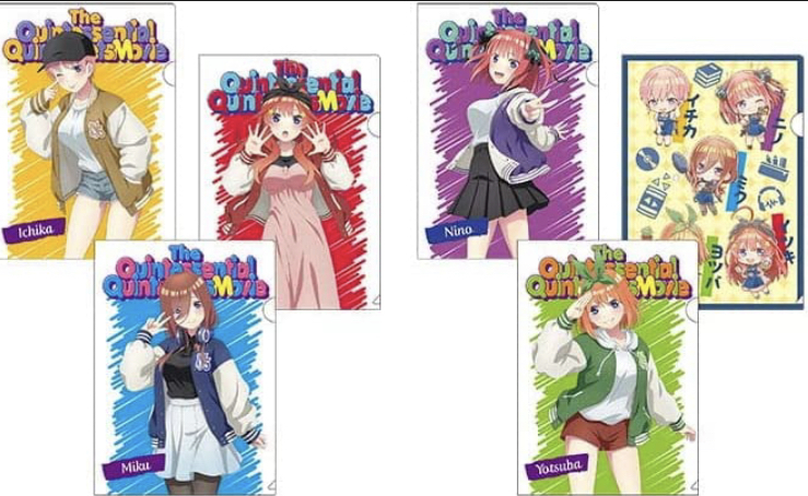 五等分の花嫁 ヴィレッジ・ヴァンガード クリアファイル - メルカリ