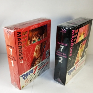 クーポンで5000円引 外袋付 ディスク3本新品 特典全付 初回版 マクロス7 Blu-ray Box Complete FIRE 1+2 全2巻セット BDの画像1