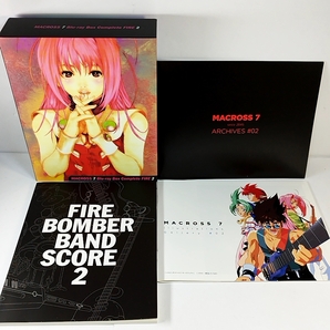 クーポンで5000円引 外袋付 ディスク3本新品 特典全付 初回版 マクロス7 Blu-ray Box Complete FIRE 1+2 全2巻セット BDの画像6