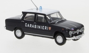 1/87 アルファロメオ ジュリア カラビニエリ パトカー Alfa Romeo Giulia 1600 Carabinieri Dachnummer 04 1:87 Brekina 梱包サイズ60