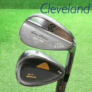 JWG-446 Cleveland クリーブランド REG.588 53° / ZIP GROOVES CG14 56° スチールシャフト ウェッジ 2本セット 全国送料無料♪