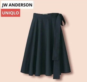 UNIQLO and JW ANDERSON　ハイウエスト　サイドリボン　フレアスカート