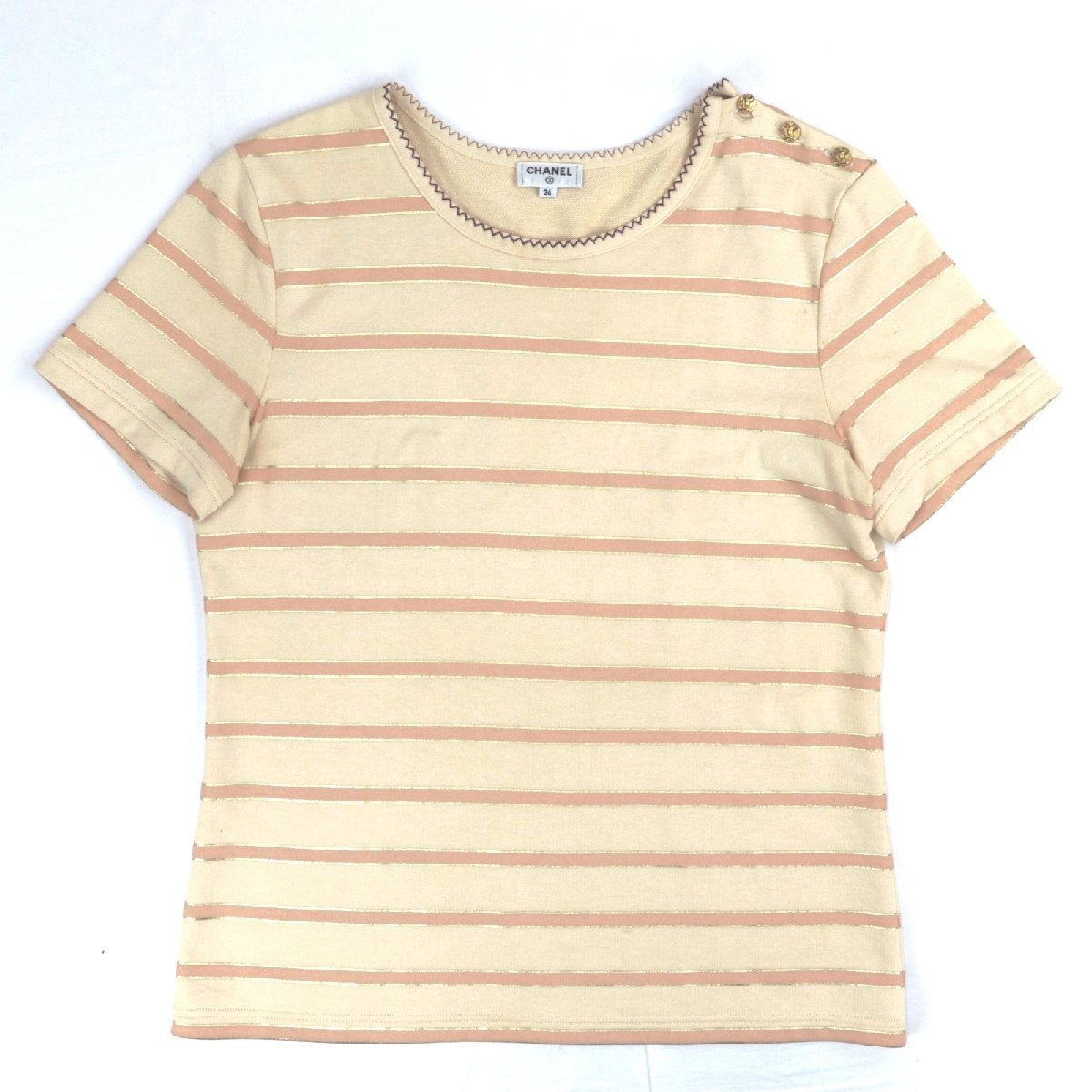 シャネル T シャツ ボーダーの値段と価格推移は?|15件の売買情報を ...