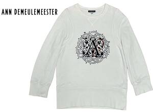 15AW アンドゥムルメステール ANN DEMEULEMEESTER スウェット XXS ポルトガル製 カットソー