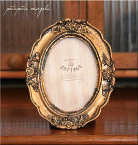  oval photo frame Gold antique style picture frame wedding marriage photograph photograph objet d'art interior antique ro here style 