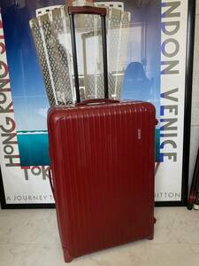 [ prompt decision / immediate payment ]! excellent! RIMOWA Rimowa SALSA 2 wheel red red suitcase Carry case 855.70 82L genuine article 