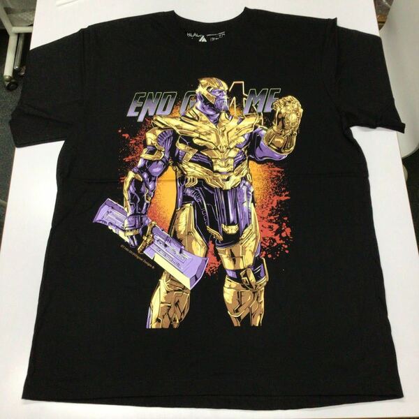 SR5C2. デザインTシャツ XLサイズ　THANOS アベンジャーズ　エンドゲーム　サノス　AVENGERS