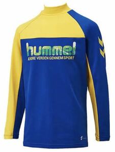 送料無料 新品 hummel ジュニアL/Sあったかストレッチプラシャツ 140