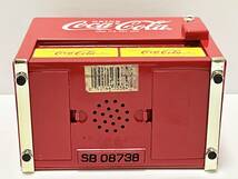 【レア♪ ジャンク品】ビンテージ コカコーラ クーラーボックス型コインバンク Coca-Cola_画像8