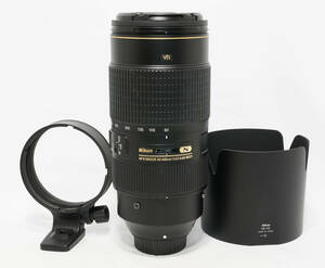 動作保証 Nikon AF-S NIKKOR 80-400mm F4.5-5.6G ED VR フード付き