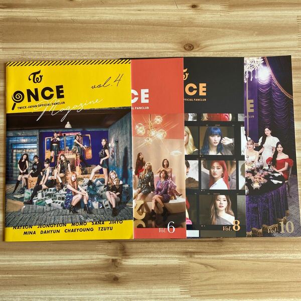 TWICE ファンクラブ OFFICIAL会報 4冊まとめ vol.4.6.8.10