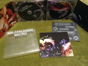 ◇Mr.Children 2001-2005 MICRO 初回盤 CD+DVD 再生面キズ少なめ ベストアルバム くるみ 蘇生 いつでも微笑みを 即決