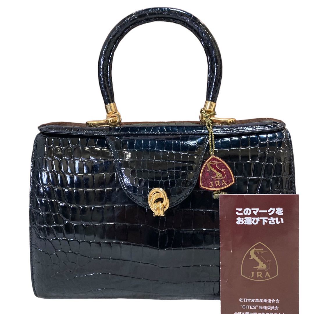 ヤフオク! -jra クロコダイル バッグの中古品・新品・未使用品一覧 最高のショッピング JRA認定 新品未使用クロコダイル バッグ ハンドバッグ