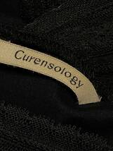 Curensology レースデザイン チュニック ワンピース ドレス コットン カレンソロジー 黒_画像3