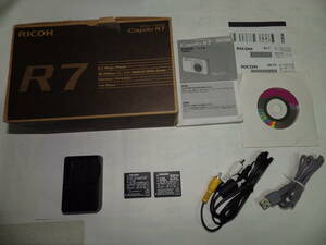 [*Ricoh Ricoh cap rio R7 rechargeable battery * charger * manual * cable * original box etc. accessory only *]