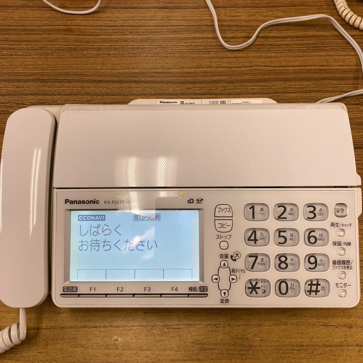 ヤフオク! -おたっくす fax(ファクシミリホン)の中古品・新品・未使用 商品は100%正規品 Panasonic FAXファックス電話機 KX-PZ610-W 子機2台 その他
