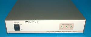 【1392C】 IMAGENICS DVI分配器・D/Aコンバーター DVI-12 イメージニクス Distributor D-A変換 Converter 変換器 デジタルDVI→アナログRGB