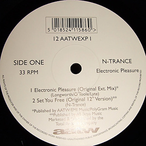 d*tab 試聴 N-Trance: Elctronic Pleasure ['96 House]
