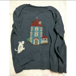 [3L] new goods unused Moomin Moomin house Ferrie simo knitted FERISIMO fashion Northern Europe ga- leaf .mi person Finland cosplay 