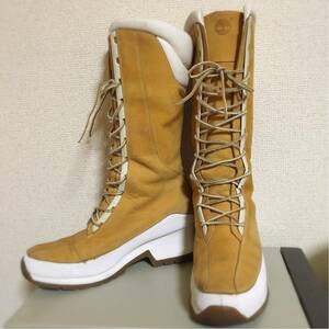 Timberland long boots Timberland white sole Street B series 