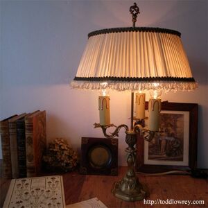 【ロココの灯】アンティーク ヴィンテージ フランス　テーブルランプ　照明 ロココ ◆Antique French Table Lamp◆