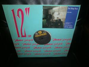 PET SHOP BOYS/It's A Sin 12'' Philippines record philippines