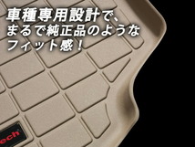 フロアマット フィアット 500 2011年式以降現行 1列目 左ハンドル用 フロアライナー ブラック WeatherTech 正規品_画像2