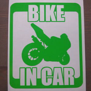 BIKE IN CAR トランポステッカーAの画像3