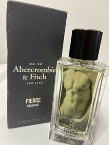 Abercrombie&Fitch FIERCE COLOGNE 香水 アバクロンビー&フィッチ フィアース コロン アバクロ 50ml ほぼ満タンのお品物　定形外350円　②