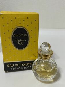 廃盤 クリスチャンディオール ドルチェヴィータ EDT 5ml ミニ　ボトルタイプ　定形外発送220円