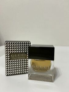  Gucci бассейн Homme o-doto трещина 5ml GUCCI Pour EDT Homme бутылка модель Mini духи не использовался . близкий . товар нестандартная пересылка 220 иен ③