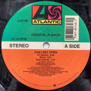 ORIGINAL FLAVOR / Can I Get Open ／ Hit (0-85748) 12inch Vinyl record (アナログ盤・レコード)
