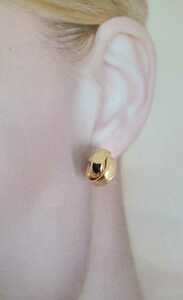 [ new goods ]K18 18 gold earrings Italy made 