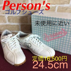 [ selling out! free shipping!]A-231 Person's! golf shoes!24.5cm! soft spike! spike less! Golf! hobby! business! beautiful goods unused . close!