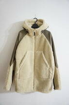 未使用 TOGA VIRILIS 21AW フェイクボアブルゾン パーカー コート ジャケット FAKE BOA HOODIE BLOUSON 46 メンズ_画像1