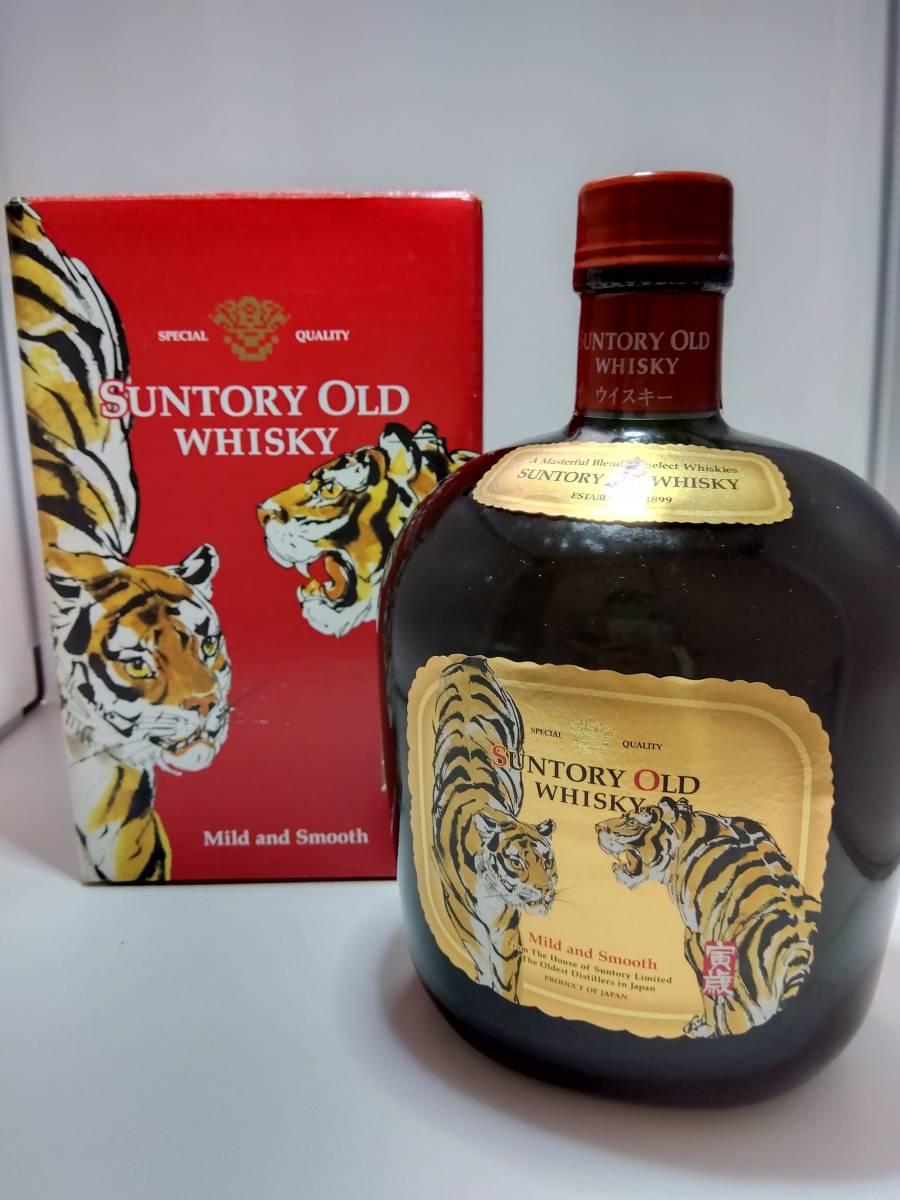 SUNTORY old whiskey 箱あり サントリー ウイスキー 虎 寅 - library