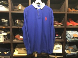 RALPH LAUREN RAGBY SHIRT SIZE L ラルフローレン ラグビー ラガー シャツ ビッグポロ