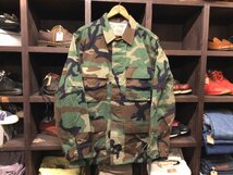 US ARMY MILITARY CAMO FIELD JACKET SIZE S アメリカ軍 ミリタリー フィールド ジャケット BDU 迷彩 カモフラ_画像1