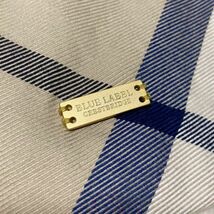 美品ブルーレーベルクレストブリッジ 三陽商会 ドッキングワンピース ニット 紺 ベージュ 36サイズ BLUE LABEL CRESTBRIDGE_画像7