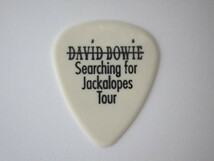 ★David Bowie デヴィッド・ボウイ 2002 Searching For Jackalopes Tour ギターピック_画像1