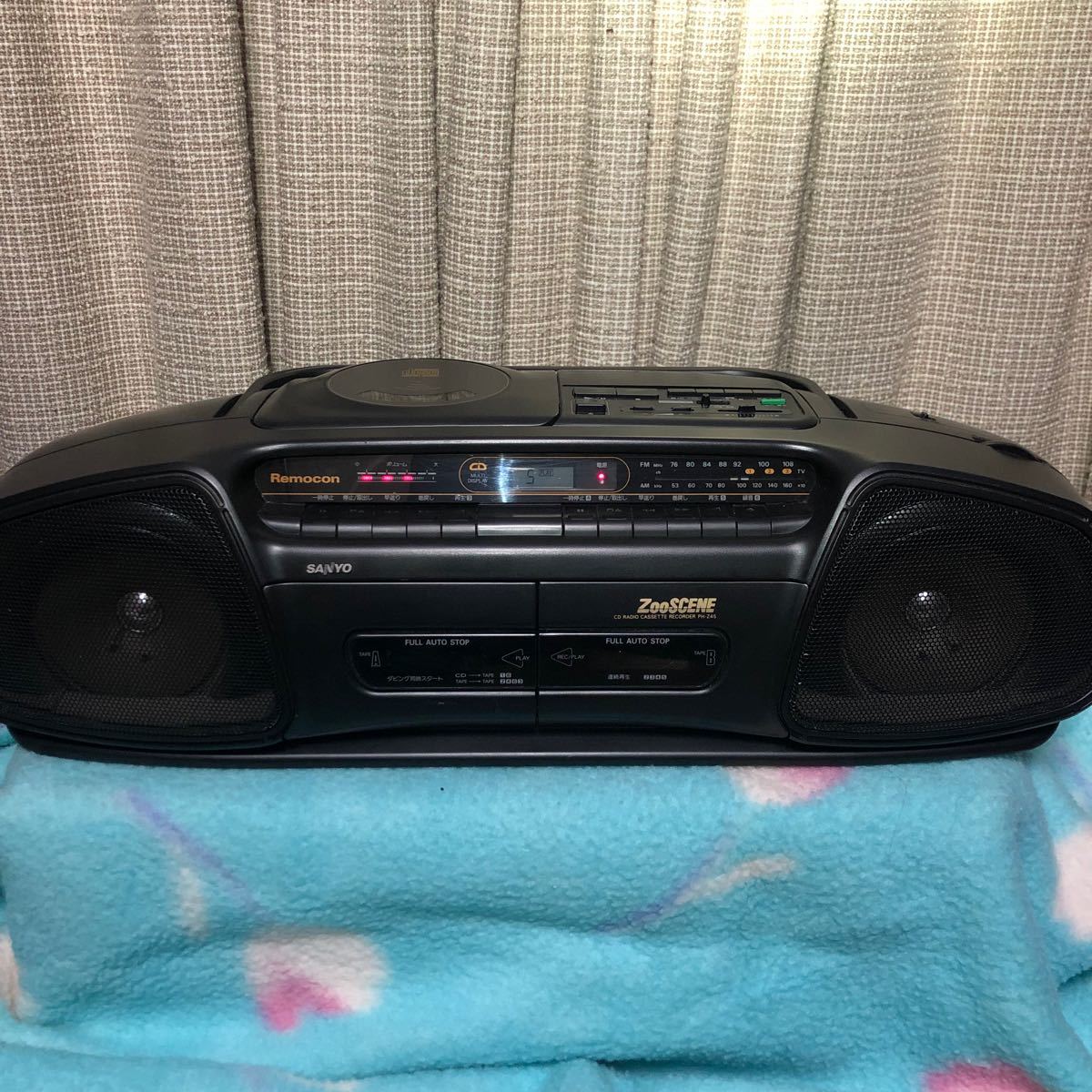 激安大特価!】 昭和高級ラジカセサンヨーSANYO MR-V8専用本革ケース