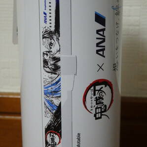 即決♪新品♪限定 ANA 全日空 コラボ 鬼滅の刃×ANA thermo mug アンブレラボトル JA616A 右側デザイン ステンレスマグボトル タンブラーの画像4