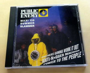 Public Enemy / Brothers Gonna Work It Out / Anti-N★gger Machine / Power To The People (Maxi CD Summer Slammer) CD DEF JAM