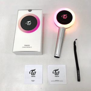 TWICE penlight CANDY BONG Z candy bonZ Appli connection * lighting has confirmed / artist goods shop front selling together goods {CD group * mountain castle shop }S057