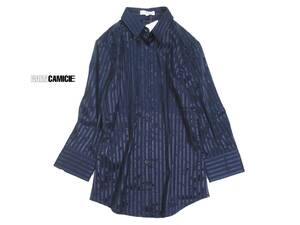  не использовался Nara Camicie NARACAMICIE глянец полоса рубашка блуза Ⅰ