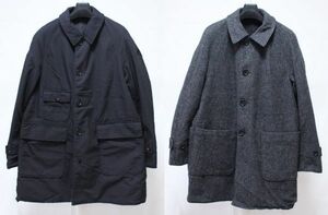 FWK Engineered Garments engineered garments Reversible Coat Nyco Ripstop reversible coat 1 black 